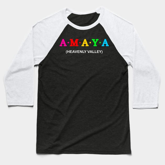 Amaya - heavenly valley Baseball T-Shirt by Koolstudio